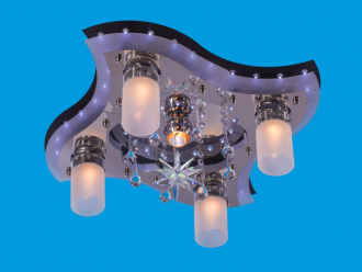 ЭкономСвет.Светильник космос 0528 / 4 + 1BK + WT RC WTLED - Интернет-магазин бытовой техники, вентиляции, гигиенического оборудования Энерготехника, Екатеринбург