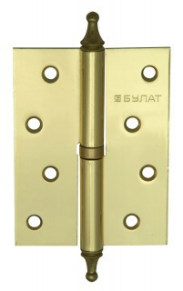 БУЛАТ.Петля съемная БУЛАТ ПН100/1ВВ-AL PB золото левая с колпачком - Интернет-магазин бытовой техники, вентиляции, гигиенического оборудования Энерготехника, Екатеринбург