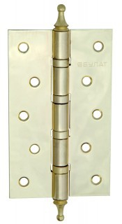 БУЛАТ.Петля универсальная БУЛАТ ПН125/4ВВ-A РВ золото с колпачком - Интернет-магазин бытовой техники, вентиляции, гигиенического оборудования Энерготехника, Екатеринбург