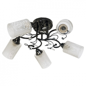 ЭкономСвет.Люстра модерн 093M/5B ZZH WT - Интернет-магазин бытовой техники, вентиляции, гигиенического оборудования Энерготехника, Екатеринбург