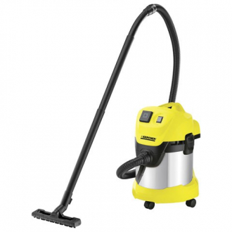 KARCHER Пылесос WD 3 P Premium мощность 1000Вт штепсельная розетка выдув контейнер из нерж.стали - Интернет-магазин бытовой техники, вентиляции, гигиенического оборудования Энерготехника, Екатеринбург