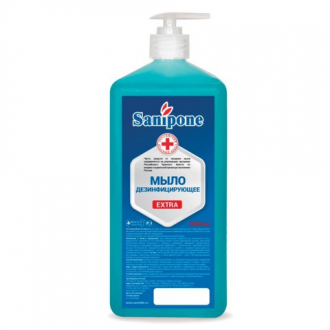 SANIPONE "Extra" Мыло жидкое дезинфицирующее 1л дозатор 1000-С-Б-П-Э - Интернет-магазин бытовой техники, вентиляции, гигиенического оборудования Энерготехника, Екатеринбург