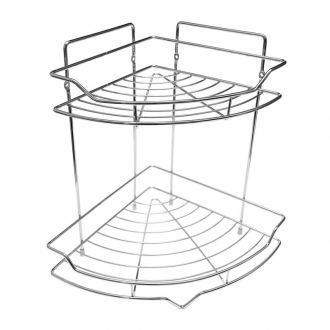 Sakura.Полка 2-ая угловая АЕ-435 (хром) 101030 - Интернет-магазин бытовой техники, вентиляции, гигиенического оборудования Энерготехника, Екатеринбург