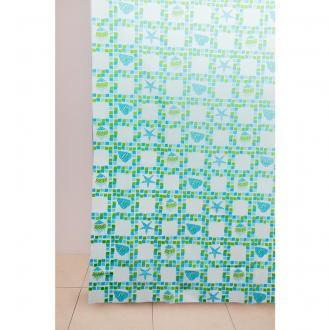 Delphinium.Штора д/ванной WS-800 (JGS-004) зел 180х180 104106 - Интернет-магазин бытовой техники, вентиляции, гигиенического оборудования Энерготехника, Екатеринбург