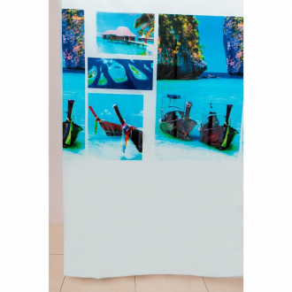 Delphinium.Штора д/ванной WS-800 (лагуна) 180х180 104110 - Интернет-магазин бытовой техники, вентиляции, гигиенического оборудования Энерготехника, Екатеринбург