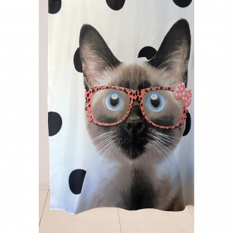 Delphinium.Штора для ванной WS-817 (мяу) 180х180 104142 - Интернет-магазин бытовой техники, вентиляции, гигиенического оборудования Энерготехника, Екатеринбург