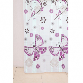 Delphinium.Штора для ванной WS-800 (бабочки) 180х180 104149 - Интернет-магазин бытовой техники, вентиляции, гигиенического оборудования Энерготехника, Екатеринбург