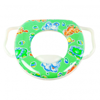 Delphinium.Сиденье д/унитаза детское с ручками DK (ручки бел) 105029 - Интернет-магазин бытовой техники, вентиляции, гигиенического оборудования Энерготехника, Екатеринбург