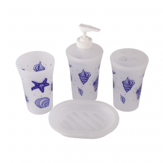 Better Plastic. Набор А8042(мыльн.,дозатор,стакан/зубных щёток)"Ракушки"106060 - Интернет-магазин бытовой техники, вентиляции, гигиенического оборудования Энерготехника, Екатеринбург