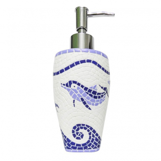 Delphinium.Дозатор для мыла "Мозаика" полирезина 106127 - Интернет-магазин бытовой техники, вентиляции, гигиенического оборудования Энерготехника, Екатеринбург