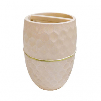 Delphinium.Стакан д/зубных щеток "Жемчуг" полирезина 106153 - Интернет-магазин бытовой техники, вентиляции, гигиенического оборудования Энерготехника, Екатеринбург