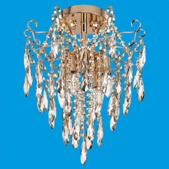 Люстра с хрусталем ЭкономСвет 108/4FGD+CHM - Интернет-магазин бытовой техники, вентиляции, гигиенического оборудования Энерготехника, Екатеринбург