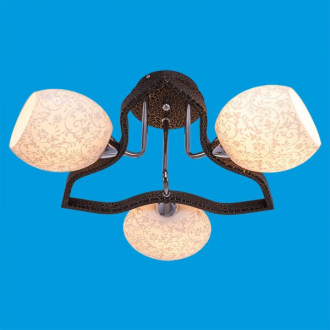 ЭкономСвет.Люстра 10821B / 3CR + BNBK WT - Интернет-магазин бытовой техники, вентиляции, гигиенического оборудования Энерготехника, Екатеринбург