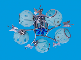 ЭкономСвет.Светильник эконом 10823 / 5CR BL - Интернет-магазин бытовой техники, вентиляции, гигиенического оборудования Энерготехника, Екатеринбург