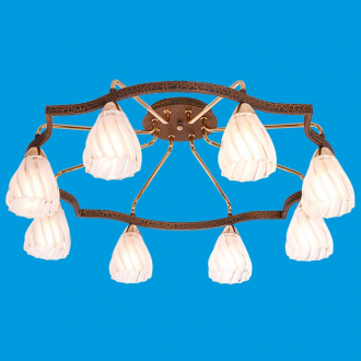 ЭкономСвет.Люстра 10883 / 8FGD + BNBK WT - Интернет-магазин бытовой техники, вентиляции, гигиенического оборудования Энерготехника, Екатеринбург