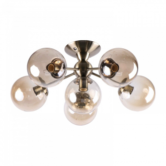 Потолочный светильник  ЭкономСвет 10905/6AB AMB - Интернет-магазин бытовой техники, вентиляции, гигиенического оборудования Энерготехника, Екатеринбург