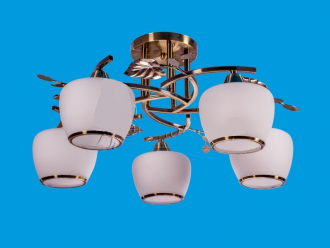 ЭкономСвет.Люстра 11069 / 5BCU WT - Интернет-магазин бытовой техники, вентиляции, гигиенического оборудования Энерготехника, Екатеринбург