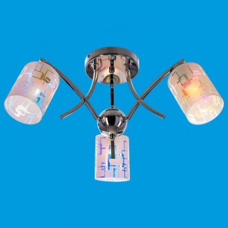 ЭкономСвет.Люстра модерн 11073 / 3CR WT - Интернет-магазин бытовой техники, вентиляции, гигиенического оборудования Энерготехника, Екатеринбург