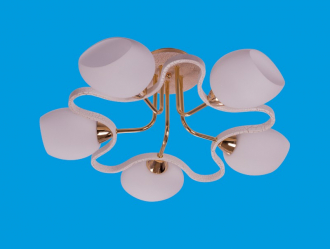 ЭкономСвет.Люстра 11126 / 5FGD + WT WT - Интернет-магазин бытовой техники, вентиляции, гигиенического оборудования Энерготехника, Екатеринбург