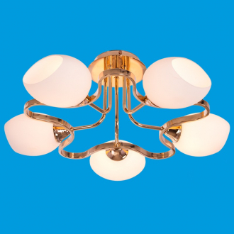 ЭкономСвет.Люстра 11126 / 5FGD WT * 4 - Интернет-магазин бытовой техники, вентиляции, гигиенического оборудования Энерготехника, Екатеринбург