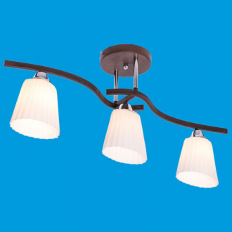 ЭкономСвет.Люстра 11137 / 3CR BR WT - Интернет-магазин бытовой техники, вентиляции, гигиенического оборудования Энерготехника, Екатеринбург