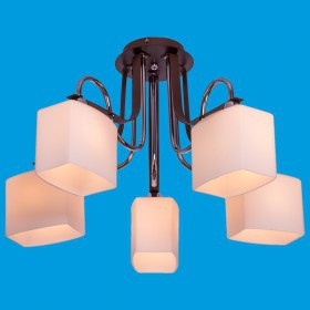 ЭкономСвет.Люстра модерн 11138 / 5CR + BR WT - Интернет-магазин бытовой техники, вентиляции, гигиенического оборудования Энерготехника, Екатеринбург