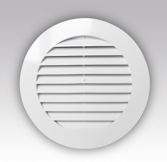 Эра Решетка наружная вентиляционная круглая D200 с фланцем D160, ASA-пластик 16 РКН - Интернет-магазин бытовой техники, вентиляции, гигиенического оборудования Энерготехника, Екатеринбург