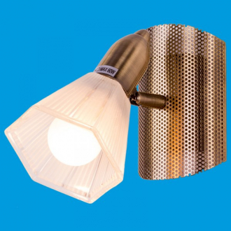 ЭкономСвет.Спот настенный 11672 / 1C AB WT - Интернет-магазин бытовой техники, вентиляции, гигиенического оборудования Энерготехника, Екатеринбург