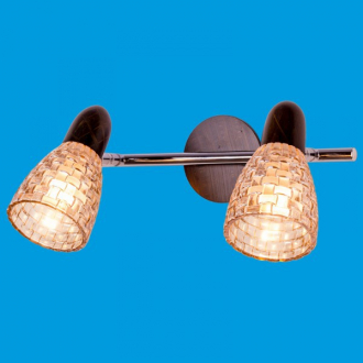 ЭкономСвет.Спот настенный 12681 / 2B CH + WENGUE TEA - Интернет-магазин бытовой техники, вентиляции, гигиенического оборудования Энерготехника, Екатеринбург