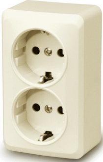 POWERMAN 6009085 Fazenda 7128 Крем Розетка с/з 2м о/у 16А 250В - Интернет-магазин бытовой техники, вентиляции, гигиенического оборудования Энерготехника, Екатеринбург