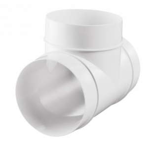 VENTS Тройник пластиковый 131  (100 мм) - Интернет-магазин бытовой техники, вентиляции, гигиенического оборудования Энерготехника, Екатеринбург