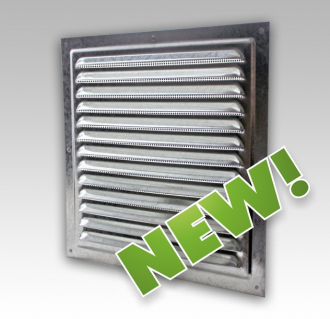 Эра Решетка вентиляционная оцинкованная с сеткой 250х250, Сталь 2525 МЦ - Интернет-магазин бытовой техники, вентиляции, гигиенического оборудования Энерготехника, Екатеринбург