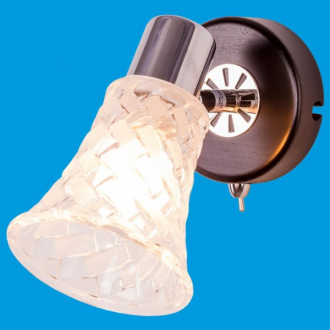 ЭкономСвет.Спот настенный 13251 / 1CH + WENGUE CL - Интернет-магазин бытовой техники, вентиляции, гигиенического оборудования Энерготехника, Екатеринбург