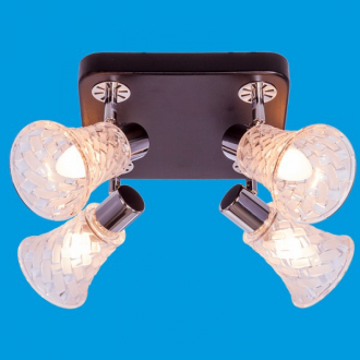 ЭкономСвет.Спот потолочный 13252 / 4CH + WENGUE CL - Интернет-магазин бытовой техники, вентиляции, гигиенического оборудования Энерготехника, Екатеринбург