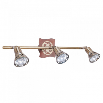 Спотовый светильник  ЭкономСвет 13613/3AB+BR - Интернет-магазин бытовой техники, вентиляции, гигиенического оборудования Энерготехника, Екатеринбург