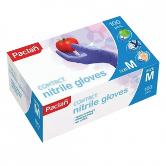 PACLAN Перчатки хозяйственные нитриловые, 50 пар (100 штук), размер M (средний) 136212 - Интернет-магазин бытовой техники, вентиляции, гигиенического оборудования Энерготехника, Екатеринбург