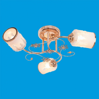 Потолочный светильник ЭкономСвет 1421YX/3FGD WT - Интернет-магазин бытовой техники, вентиляции, гигиенического оборудования Энерготехника, Екатеринбург