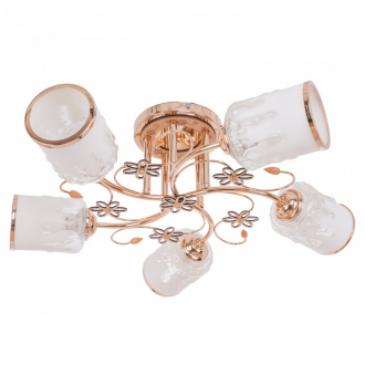 Потолочный светильник ЭкономСвет 1421YX/5FGD WT - Интернет-магазин бытовой техники, вентиляции, гигиенического оборудования Энерготехника, Екатеринбург