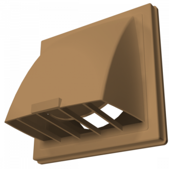 Эра Выход стенной вытяжной с обратным клапаном 150х150 с фланцем D125, 1515 К 12,5ФВ бежевый - Интернет-магазин бытовой техники, вентиляции, гигиенического оборудования Энерготехника, Екатеринбург