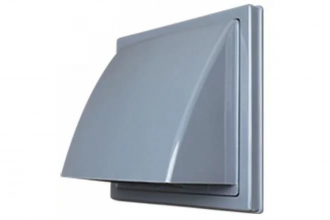 Эра Выход стенной вытяжной с обратным клапаном 190х190 с фланцем D150-160, 1919 К 15.16ФВ серый - Интернет-магазин бытовой техники, вентиляции, гигиенического оборудования Энерготехника, Екатеринбург