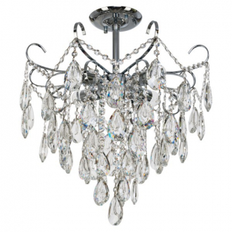 ЭкономСвет.Люстра потолочная хрусталь 15506/4CR WT - Интернет-магазин бытовой техники, вентиляции, гигиенического оборудования Энерготехника, Екатеринбург