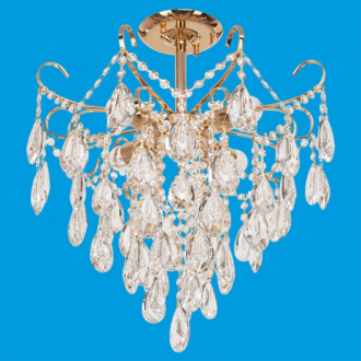 ЭкономСвет.Люстра потолочная хрусталь 15506 / 4FGD WT - Интернет-магазин бытовой техники, вентиляции, гигиенического оборудования Энерготехника, Екатеринбург