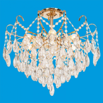 ЭкономСвет.Люстра потолочная хрусталь 15506 / 6FGD WT - Интернет-магазин бытовой техники, вентиляции, гигиенического оборудования Энерготехника, Екатеринбург