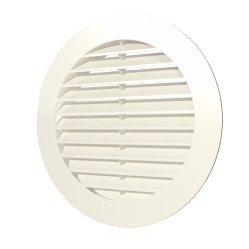 Эра Решетка наружная вентиляционная круглая D200 с фланцем D160, ASA-пластик 16 РКН Ivory - Интернет-магазин бытовой техники, вентиляции, гигиенического оборудования Энерготехника, Екатеринбург