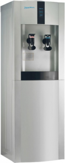 Водораздатчик-диспенсер "Aqua Work 16L/EN"серебристый, напольный, компрессорный нажим кружкой - Интернет-магазин бытовой техники, вентиляции, гигиенического оборудования Энерготехника, Екатеринбург