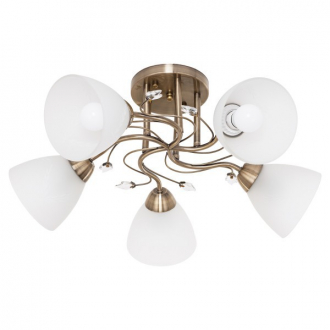 Потолочный светильник ЭкономСвет 1742YX/5AB WT - Интернет-магазин бытовой техники, вентиляции, гигиенического оборудования Энерготехника, Екатеринбург