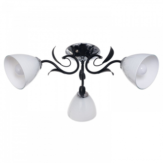 Потолочный светильник ЭкономСвет 181/3CR+BK WT - Интернет-магазин бытовой техники, вентиляции, гигиенического оборудования Энерготехника, Екатеринбург