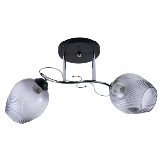 ЭкономСвет.Светильник эконом 12168/2MBK+CR SM - Интернет-магазин бытовой техники, вентиляции, гигиенического оборудования Энерготехника, Екатеринбург