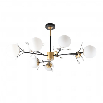 Светильник в стиле модерн 51638/9BK+GD WT ЭкономСвет - Интернет-магазин бытовой техники, вентиляции, гигиенического оборудования Энерготехника, Екатеринбург