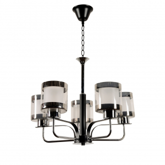 Светильник классический 10357/5CR+BK WT+CL ЭкономСвет - Интернет-магазин бытовой техники, вентиляции, гигиенического оборудования Энерготехника, Екатеринбург